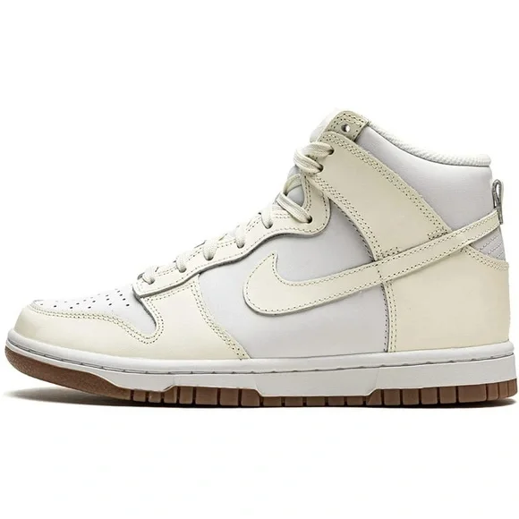 Nike Dunk High Sail Gum Sneakers - Picture 1 of 6